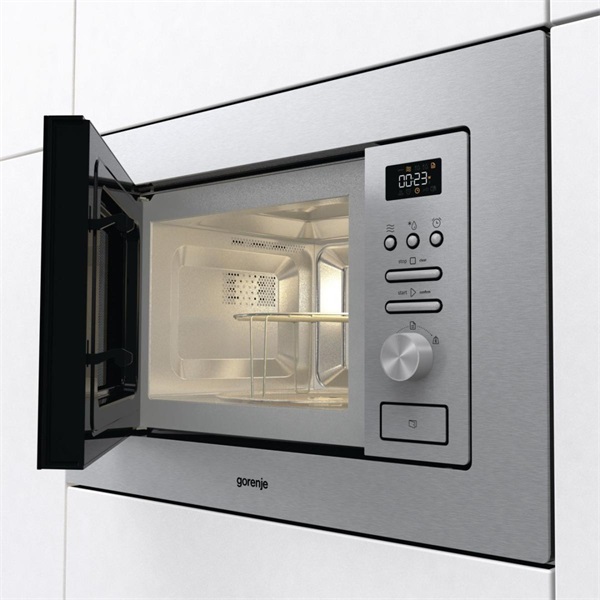 Gorenje BM201AG1X beépíthető mikrohullámú sütő inox