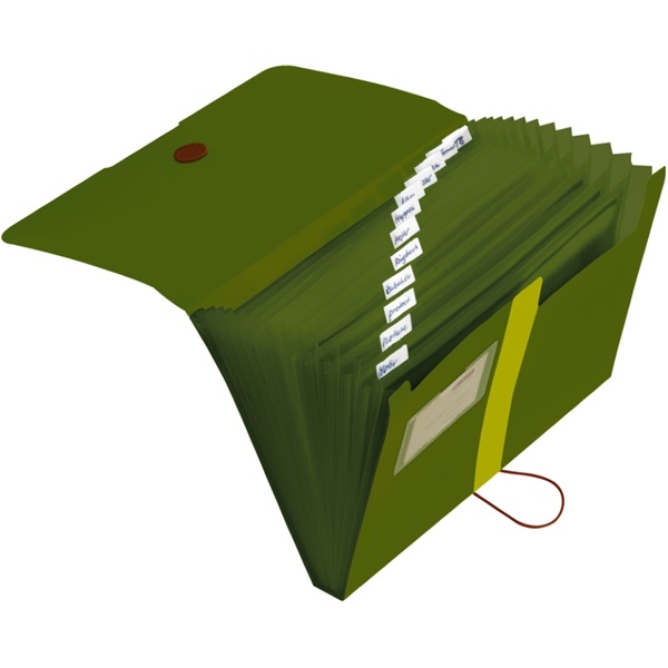 Herlitz easy orga to go GREEN zöld PP A4 rekeszes mappa Herlitz easy orga to go GREEN zöld PP A4 rekeszes mappa