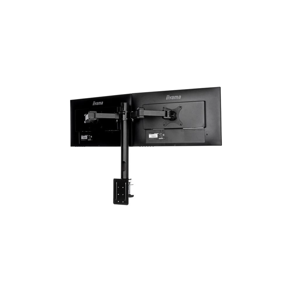 iiyama DS1002C-B1 10"-30" Egyszerű és funkcionális dupla asztali kar Fekete