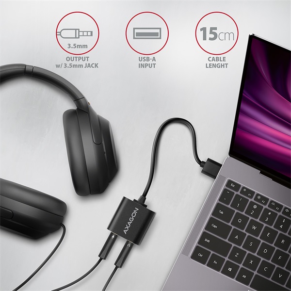 Axagon ADA-12 USB külső hangkártya