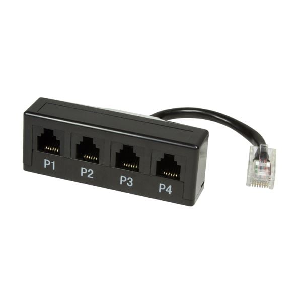 LogiLink MP0036 passzív elosztó telefonokhoz RJ45 - 4 x RJ11  