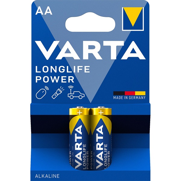 Varta Longlife Power alkáli elem AA 2db (4906121412)