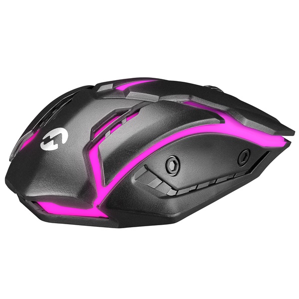 Everest SM-G62 1000 DPI  3 gomb  1,35m kábel  optikai RGB LED Gamer Egér  Fekete