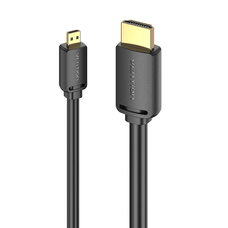 HDMI-D Male to HDMI-A Male 4K HD Cable 1.5m Vention AGIBG (Black) HDMI-D Male to HDMI-A Male 4K HD Cable 1.5m Vention AGIBG (Black)