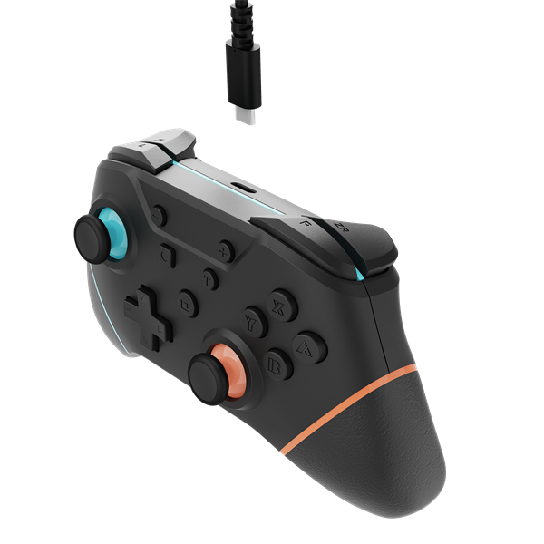 ARMOR3 NUCHAMP Nintendo Switch 2/OLED/Switch Vezeték nélküli kontroller Kék-Narancs