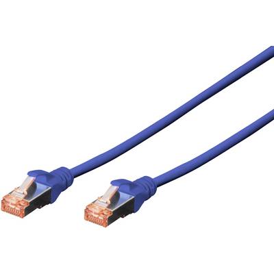 RJ45 Hálózat Csatlakozókábel CAT 6 S/FTP 2.00 m Kék Halogénmentes, sodort érpár, Védővel, Lángálló Digitus RJ45 Hálózat Csatlakozókábel CAT 6 S/FTP 2.00 m Kék Halogénmentes, sodort érpár, Védővel, Lángálló Digitus