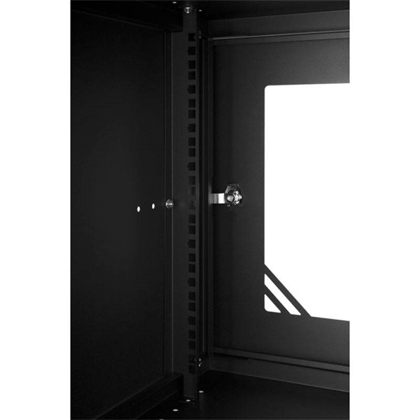 Stalflex 9U fali rack szekrény 19" 450mm fekete (RC19-9U-450GB)