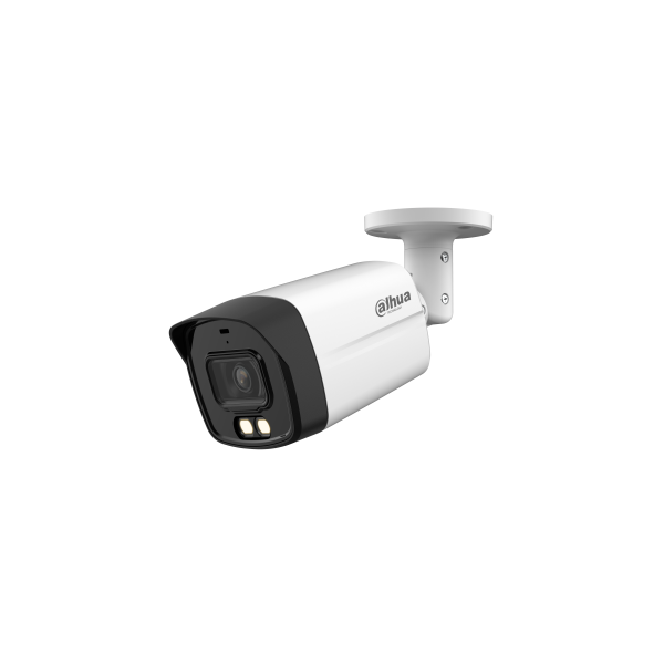 Dahua Analóg csőkamera - HAC-HFW1200TL-A (DualLight, 2MP, 3,6mm, kültéri, IR+LED40m, ICR, IP67, DWDR, mikrofon, műanyag)