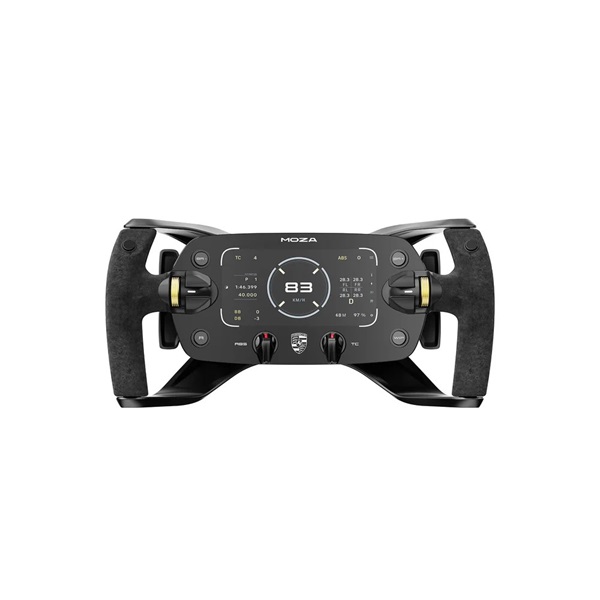 Moza Racing kiegészítő Porsche MISSION R Kormánykerék  Dual-Clutch  RGB  5,4 inch OLED kijelző  320mm