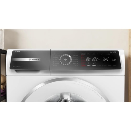 Bosch WGB256A6BY Elöltöltős mosógép Fehér/Fekete - 10 kg, A Energiaosztály