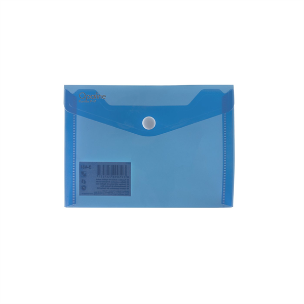 Oxybag Opaline PP A6 kék fekvő patentos tasak Oxybag Opaline PP A6 kék fekvő patentos tasak