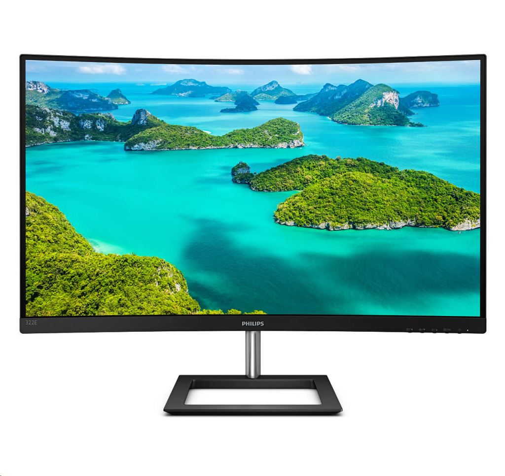 32" Philips 322E1C/00 ívelt LED monitor fekete-szürke
