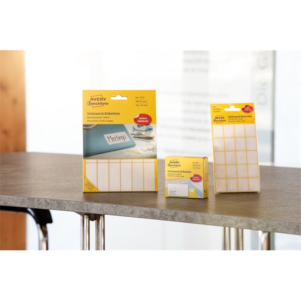 Avery 3075 32x23mm univerzális 60db-os fehér etikett Avery 3075 32x23mm univerzális 60db-os fehér etikett
