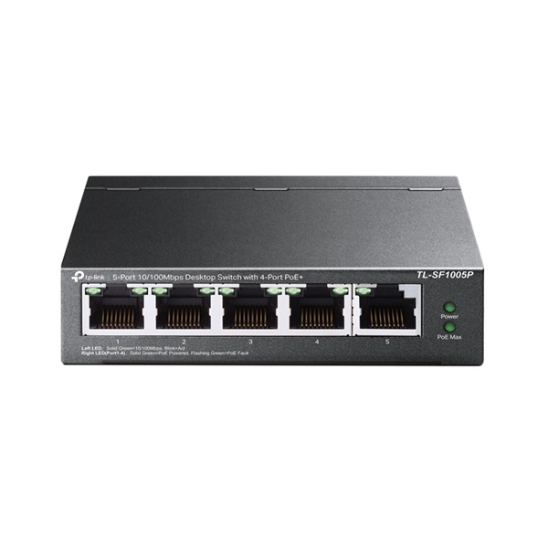 TP-Link TL-SF1005P 10/100Mbps 5 portos mini switch TP-Link TL-SF1005P 10/100Mbps 5 portos mini switch