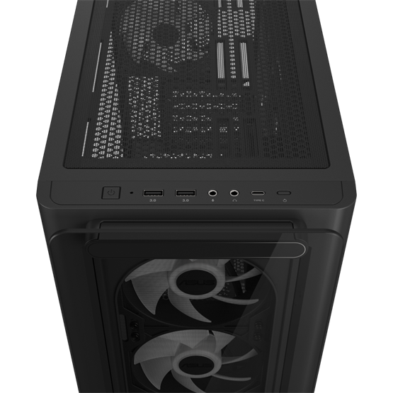  ASUS A23 PLUS micro-ATX számítógépház   fekete
