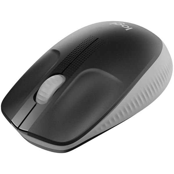 Logitech M190 teljes méretű vezeték nélküli optikai egér középszürke-fekete (910-005906)