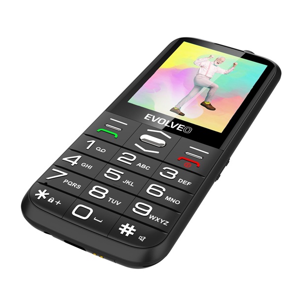 Evolveo Easyphone XO EP630 2,8" fekete mobiltelefon Evolveo Easyphone XO EP630 2,8" fekete mobiltelefon