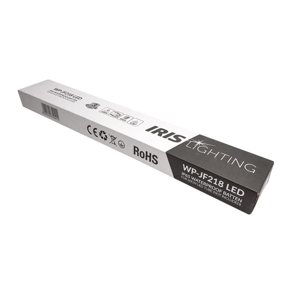 Iris Lighting JF6218 T8 LED fénycsőre előkészített por- és páramentes lámpatest IP65 60cm (WP-JF218LED)