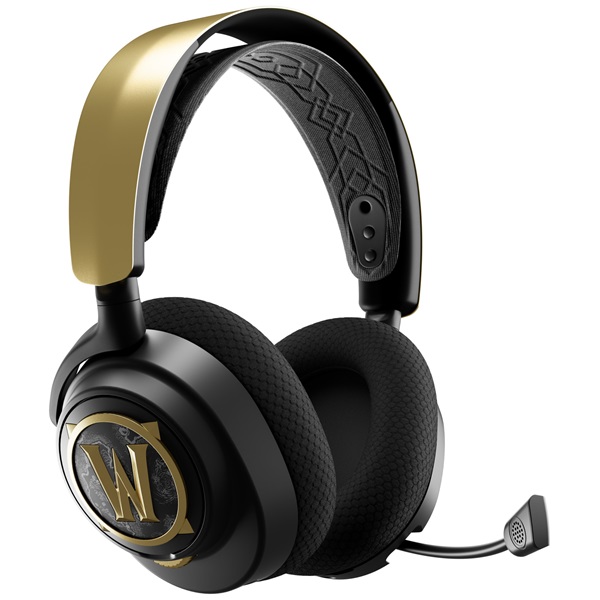 Steelseries Arctis Nova 7 WOW Edition vezeték nélküli gamer headset Fekete 