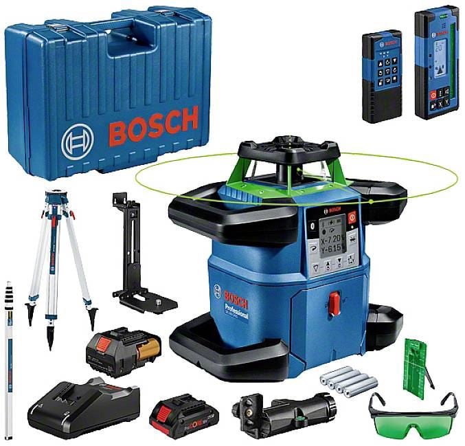 Bosch Professional 06159940PR GRL 650 CHV + BT 170 + GR 500 forgólézer  