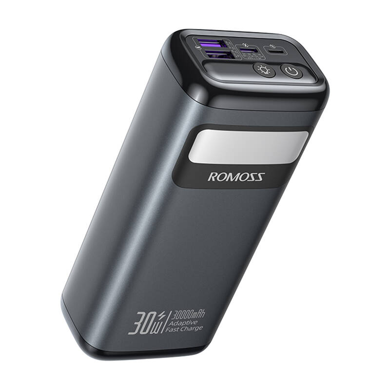   Romoss PMT30 30000mAh 30W Powerbank Fekete