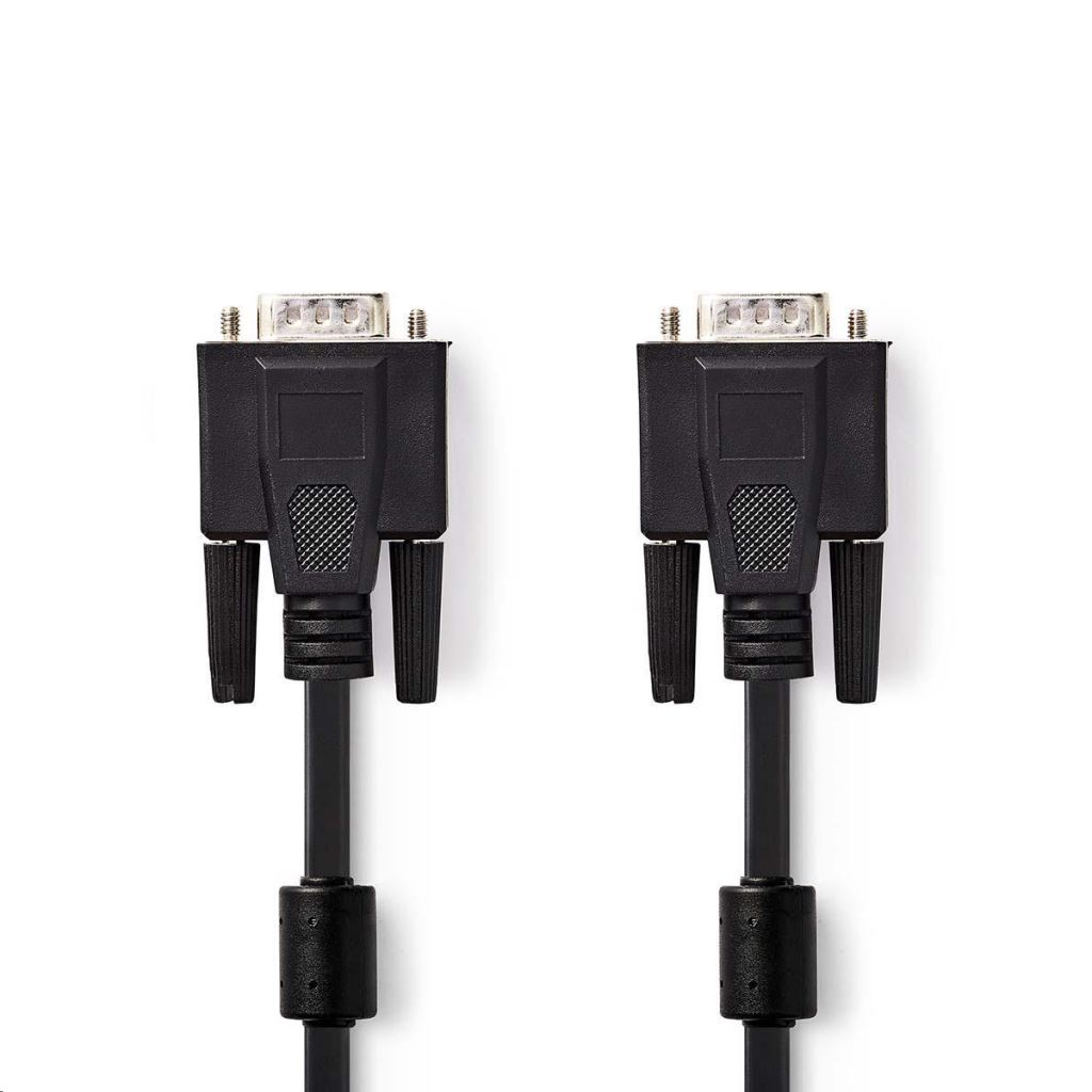 Nedis VGA összekötő kábel 10 m fekete (CCGP59000BK100) Nedis VGA összekötő kábel 10 m fekete (CCGP59000BK100)