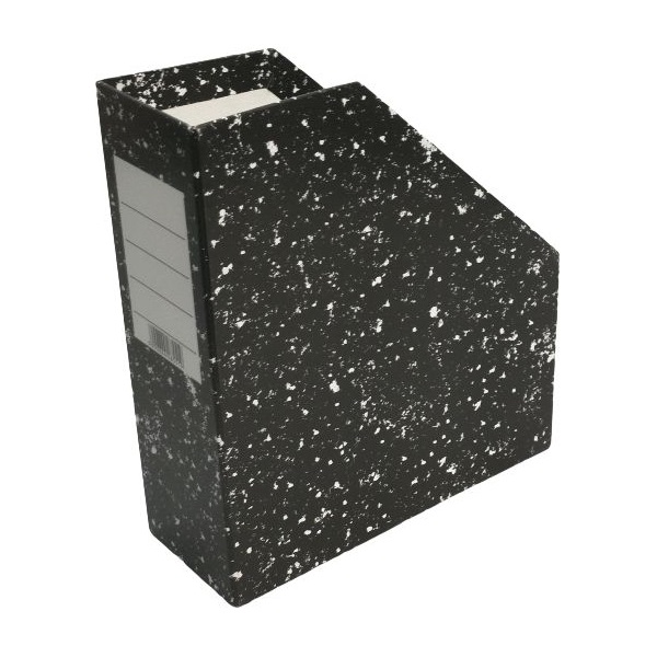 IRISOffice D merevfalú 9cm karton fekete mákos mintás iratpapucs