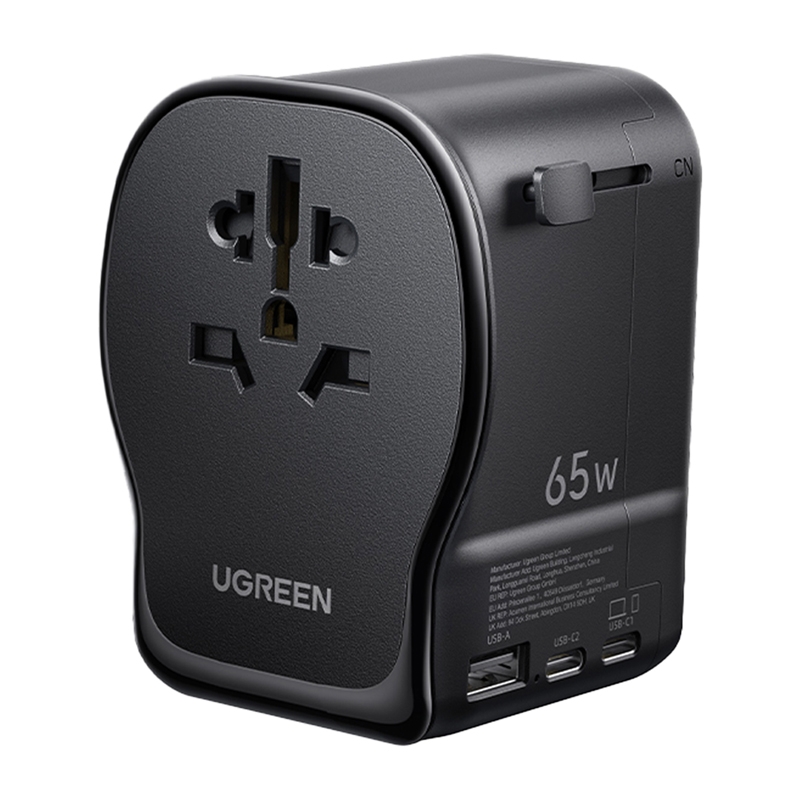 Ugreen S550 65W  2x USB-C  1x USB-A univerzális utazási adapter / hálózati töltő
