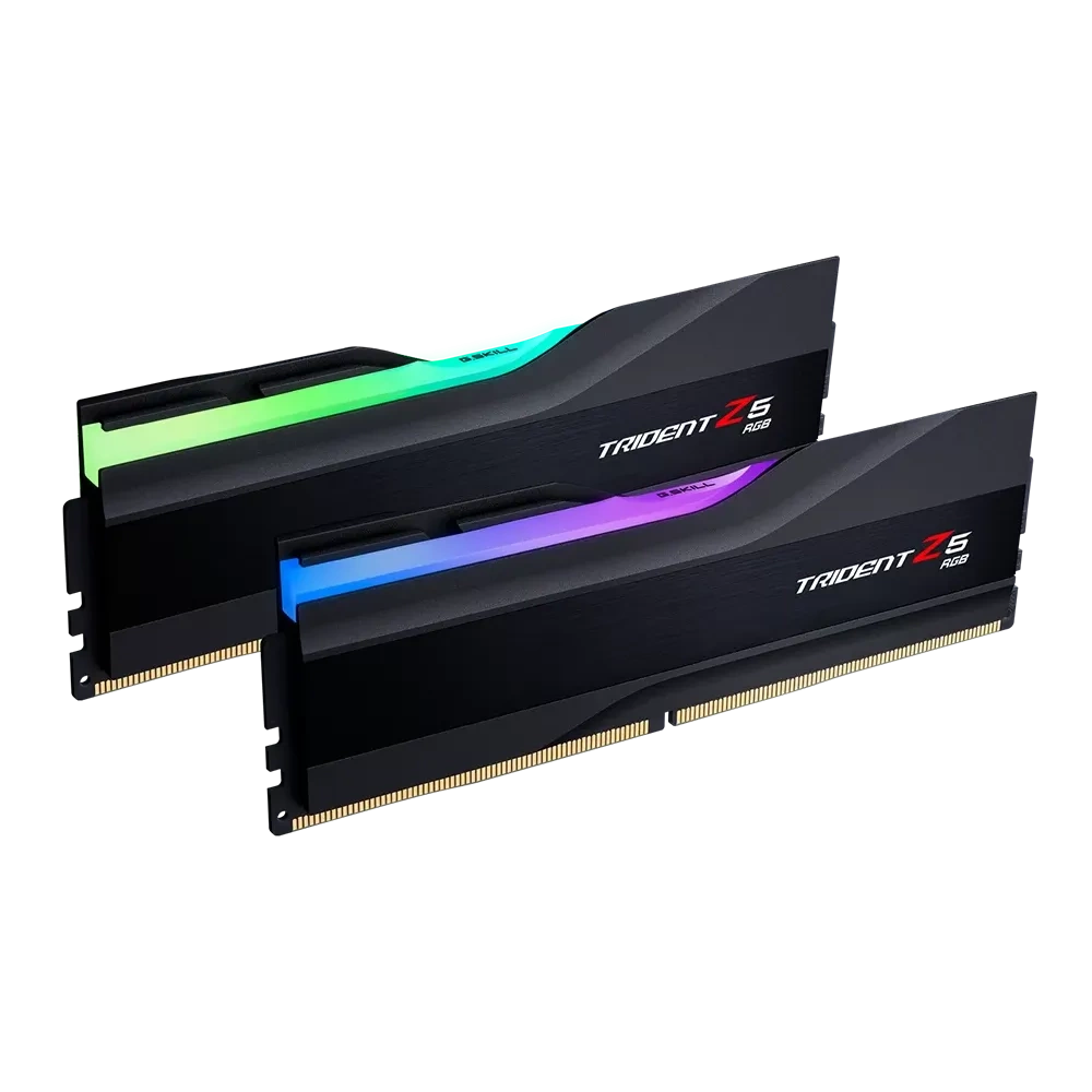 G.SKILL Trident Z5 RGB-6000Mhz CL30-36-36-96 1.35V 32GB Kit2 (2x16GB)Intel XMP Memória Fekete