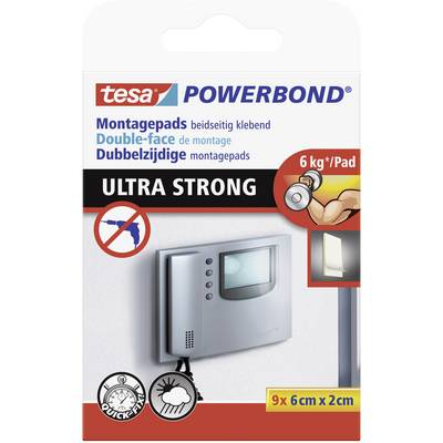 Ragasztó párnák, tesa® POWERBOND® (H x Sz) 60 x 20 mm TESA 55790-01 Ragasztó párnák, tesa® POWERBOND® (H x Sz) 60 x 20 mm TESA 55790-01