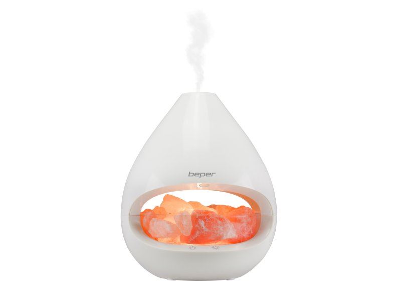 Beper P205DIF050 aroma diffúzor himalájai sókövekkel fehér