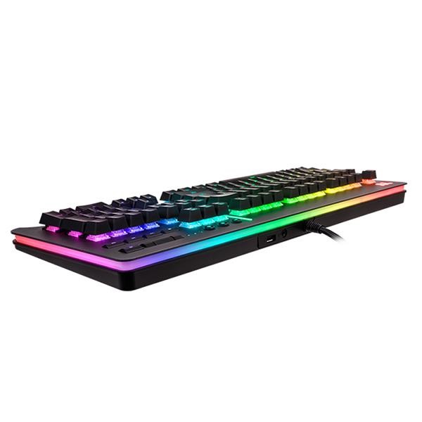 Thermaltake Tt eSports Level 20 RGB Titanium Gaming Cherry MX Blue US billentyűzet (KB-LVT-BLSRUS-01) Thermaltake Tt eSports Level 20 RGB Titanium Gaming Cherry MX Blue US billentyűzet (KB-LVT-BLSRUS-01)