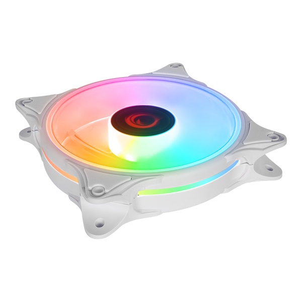 Rampage Cooler 12cm   GLARE F50 Rainbow LED Fehér