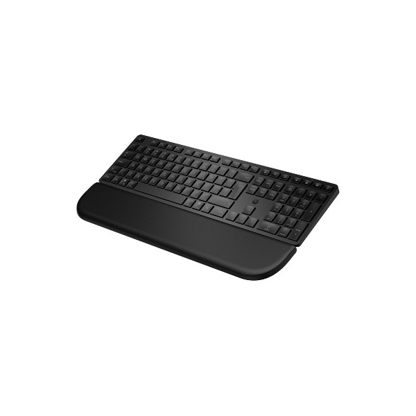 HP 585K vezeték nélküli billentyűzet több eszközös csuklótámasszal Fekete