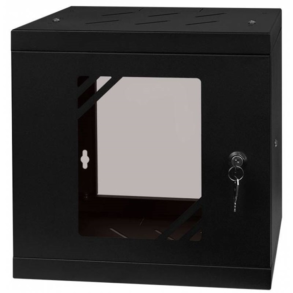 Stalflex 6U fali rack szekrény 10" 300mm fekete (RC10-6U-300GB)