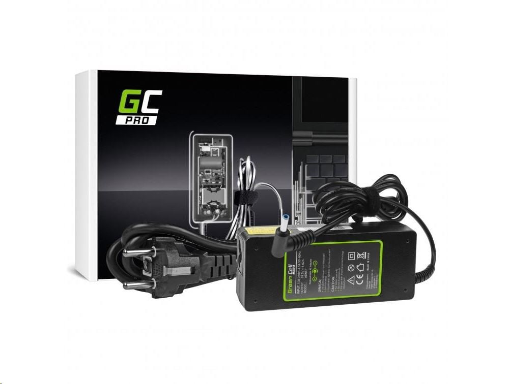 Green Cell PRO Notebook töltő 19.5V 4.62A 90W HP 250 G2 ProBook 650 G2 G3 (AD65P) Green Cell PRO Notebook töltő 19.5V 4.62A 90W HP 250 G2 ProBook 650 G2 G3 (AD65P)