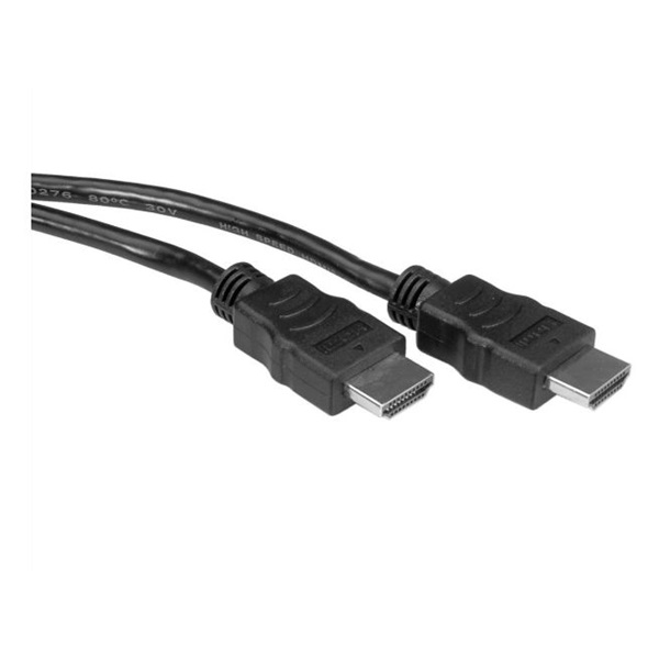 Value STANDARD Kábel HDMI - HDMI 4K@30Hz Ethernet M/M 1m, fekete (S3671-120)