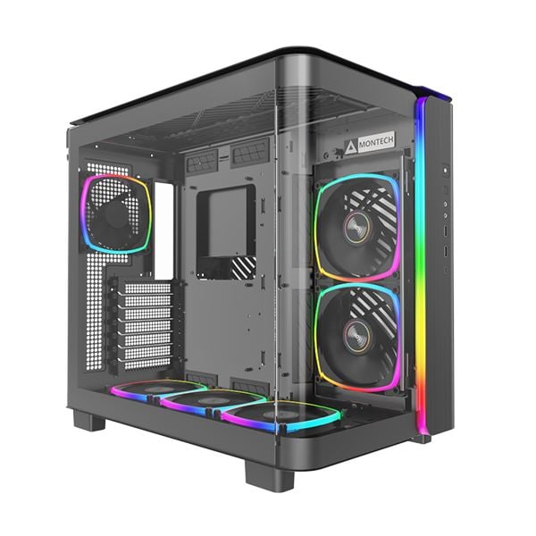 Montech KING 95 PRO táp nélküli ablakos ház fekete (4710562744941)