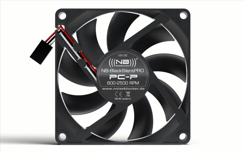 Blacknoise NB-BlackSilent Pro 600-2500rpm ház hűtő 8 cm (PC-P) Blacknoise NB-BlackSilent Pro 600-2500rpm ház hűtő 8 cm (PC-P)
