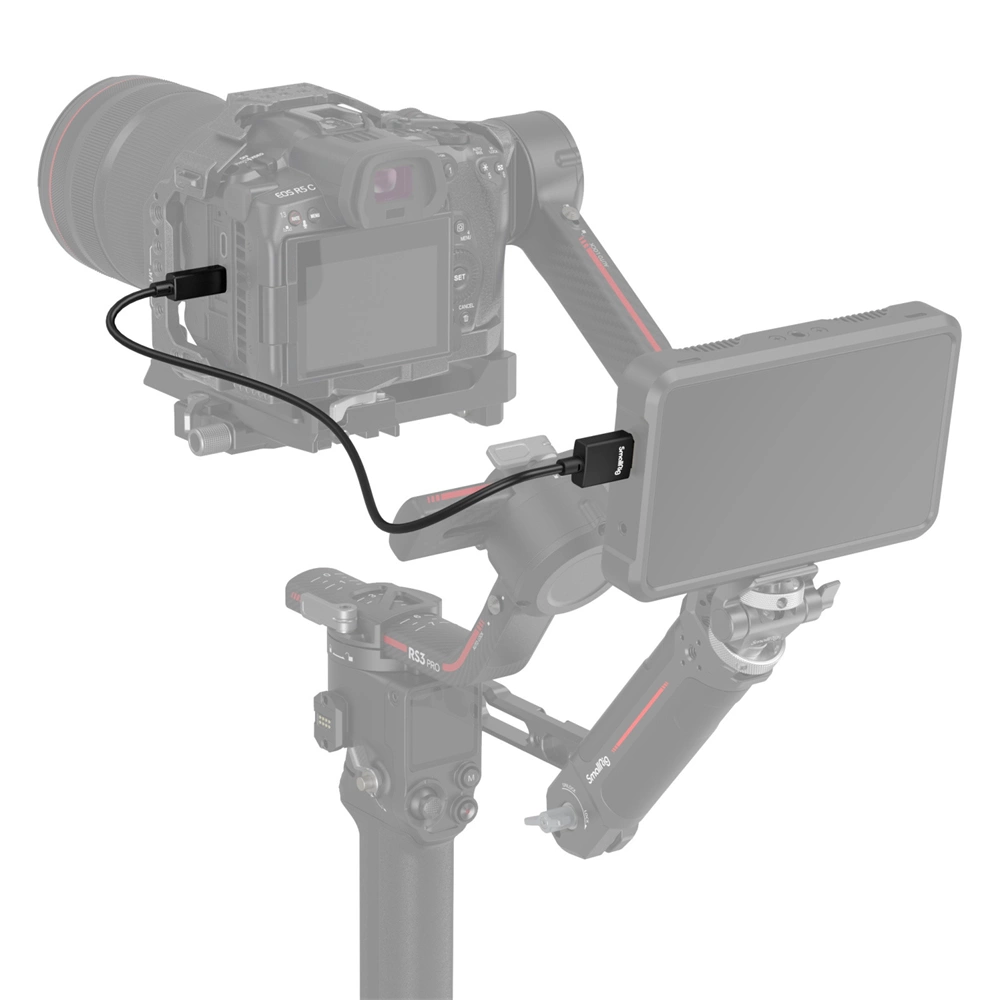 SMALLRIG Ultra Slim 4K HDMI kábel  D to A 55cm 