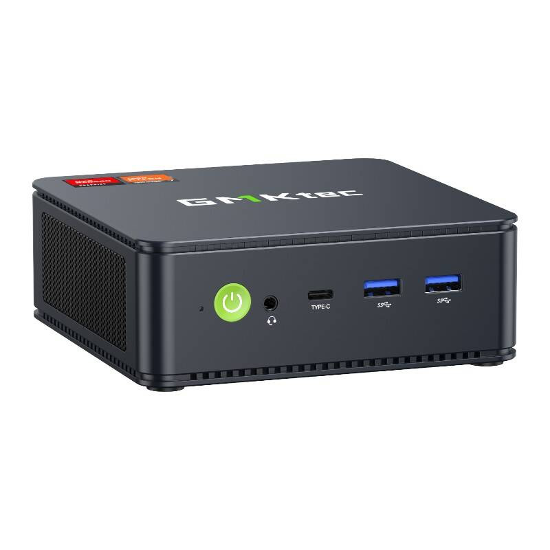 GMKtec K6 Ryzen 7 7840HS 32GB RAM + 1TB SSD  MINI PC  Fekete