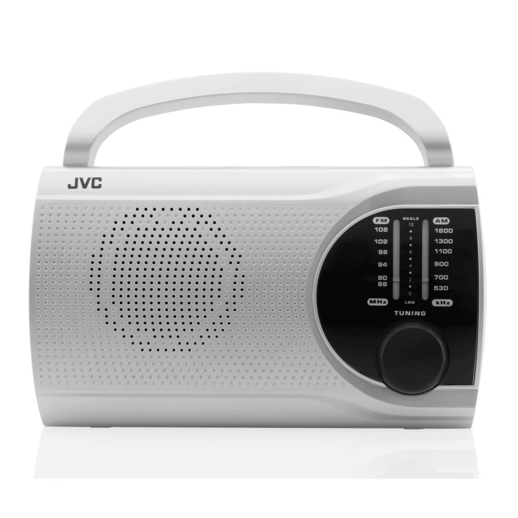 JVC RA-E321S hordozható FM rádió ezüst