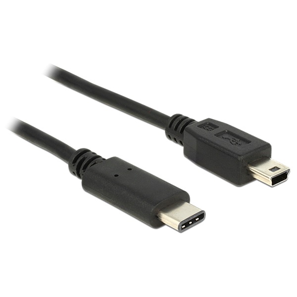 Delock 83603 USB Type-C (USB-C) 2.0 --> USB 2.0 mini-B 1m kábel Delock 83603 USB Type-C (USB-C) 2.0 --> USB 2.0 mini-B 1m kábel