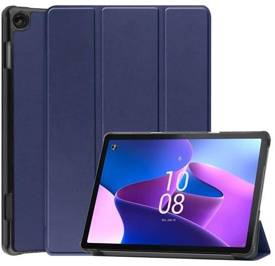 Gigapack GP-138225 Lenovo Tab M10 bőr hatású tablet tok sötétkék Gigapack GP-138225 Lenovo Tab M10 bőr hatású tablet tok sötétkék