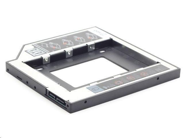 Gembird 2,5" --> 5,25" HDD beépítő keret laptophoz 9,5mm (MF-95-01) Gembird 2,5" --> 5,25" HDD beépítő keret laptophoz 9,5mm (MF-95-01)