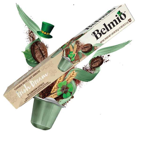 Belmio Irish Dream Nespresso kompatibilis kávékapszula 10db (BLIO31391) Belmio Irish Dream Nespresso kompatibilis kávékapszula 10db (BLIO31391)