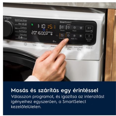 Electrolux EW7W5697QE Gőz funkcióval mosó-szárítógép