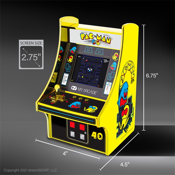 MY ARCADE Pac-Man 40th Anniversary Micro Player Hordozható