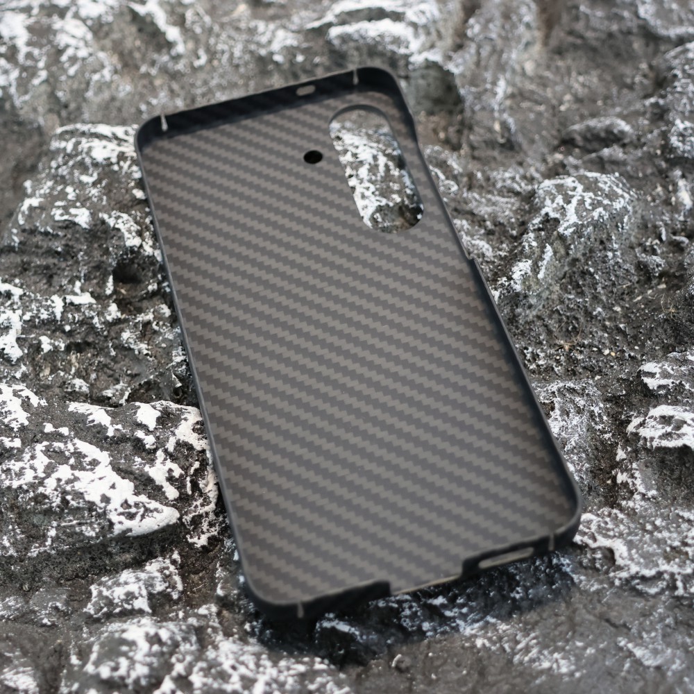 Aramid karbon tok, Samsung S25,  Fekete