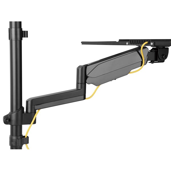 Equip  650170  17"-32" 1 monitor dönthető forgatható  Max.: 8kg Munkaállomás fali konzol Fekete 